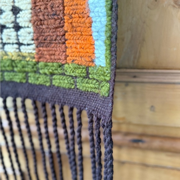 Vintage hand woven wall hanging - Picture 6 of 10